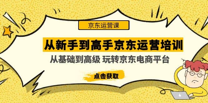 从新手到高手京东运营培训：从基础到高级 玩转京东电商平台(无水印)-菡洋资源网