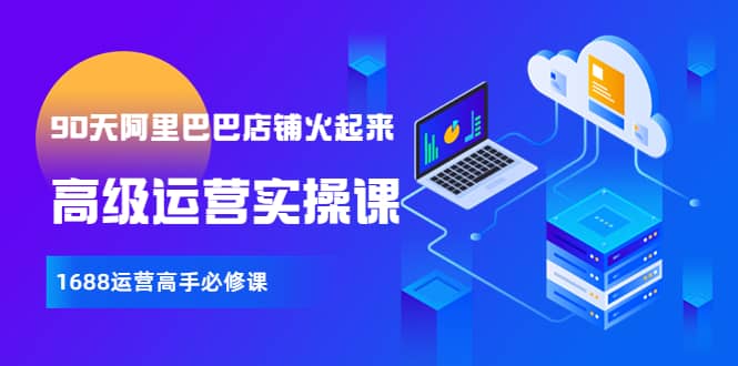 【90天阿里巴巴店铺火起来】高级运营实操课，1688运营高手必修课-菡洋资源网