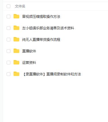 左小姐-直播带货俱乐部十三行、无人直播，全套教程附：工具、文档、话术资料-菡洋资源网