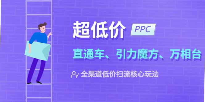 2023超低价·ppc—“直通车、引力魔方、万相台”全渠道·低价扫流核心玩法-菡洋资源网