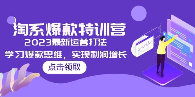 2023淘系爆款特训营，2023最新运营打法，学习爆款思维，实现利润增长-菡洋资源网