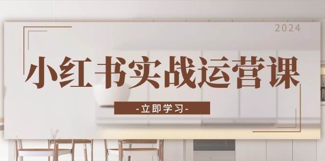 小红书实战运营课：从开通店铺到直播话术，打造爆款笔记与高效直播-菡洋资源网