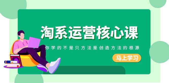 淘系-运营核心课，你学的不是只方法是创造方法的根源（190节课）-菡洋资源网