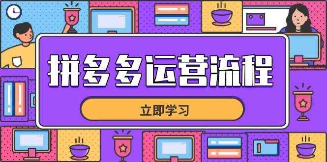 （14503期）拼多多运营流程，从选品到流量，全链路运营技巧，助力店铺爆单-菡洋资源网