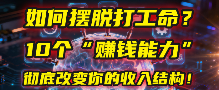 如何摆脱打工命？用10年总结10个“赚钱能力”，彻底改变你的收入结构！(2025必看)-菡洋资源网