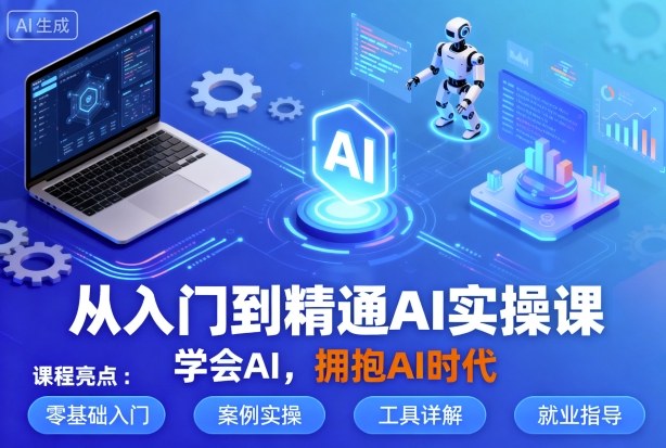 从入门到精通AI实操课，学会AI，拥抱AI时代-菡洋资源网