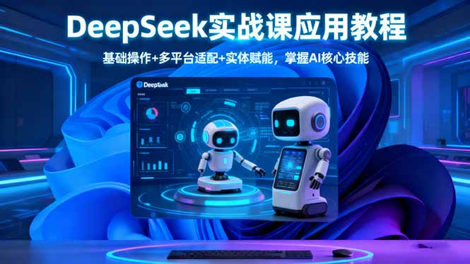 （16391期）DeepSeek实战课应用教程、基础操作+多平台适配+实体赋能，掌握AI核心技能-菡洋资源网