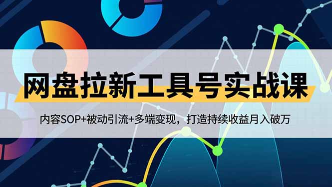 （16687期）网盘拉新工具号实战课，内容SOP+被动引流+多端变现，打造持续收益月入破万-菡洋资源网