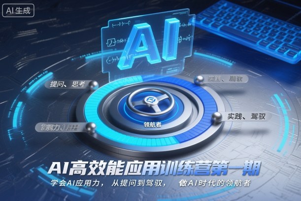 AI高效能应用训练营第一期，学会AI应用力，从提问到驾驭，做AI时代的领航者-菡洋资源网