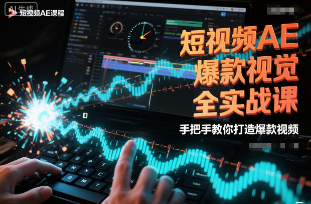 短视频AE爆款视觉全实战课，手把手教你打造爆款视频-菡洋资源网