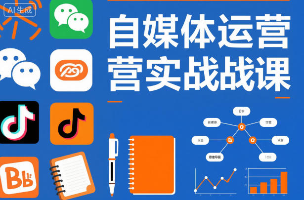 自媒体运营实战课，掌握一套系统的自媒体运营底层方法论，成为优秀的内容创作者-菡洋资源网