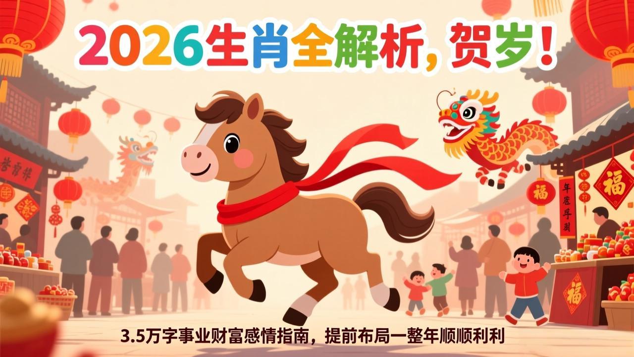 （17428期）付费文章：贺岁！2026生肖全解析，3.5万字事业财富感情指南，提前布局一整年顺顺利利-菡洋资源网