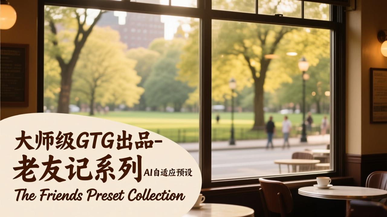 （17403期）大师级GTG出品-老友记系列AI自适应预设The Friends Preset Collection-菡洋资源网