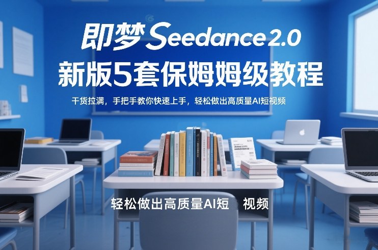 即梦Seedance2.0新版5套保姆级教程，干货拉满，手把手教你快速上手，轻松做出高质量AI短视频-菡洋资源网