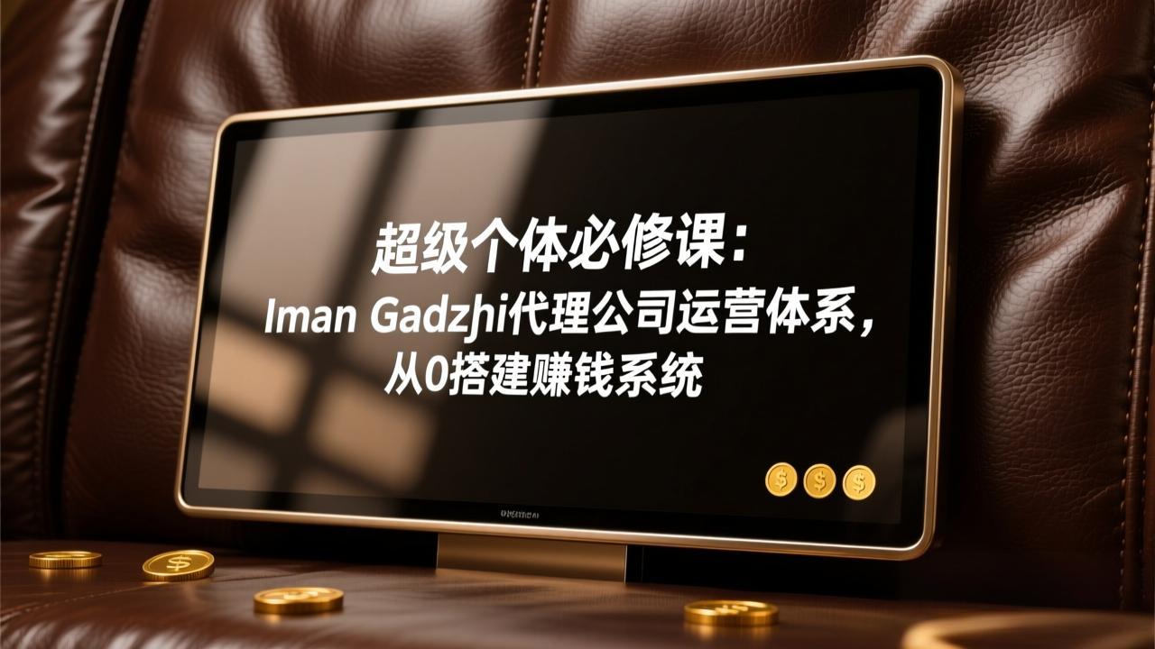 （17525期）超级个体必修课：Iman Gadzhi代理公司运营体系，从0搭建赚钱系统-菡洋资源网