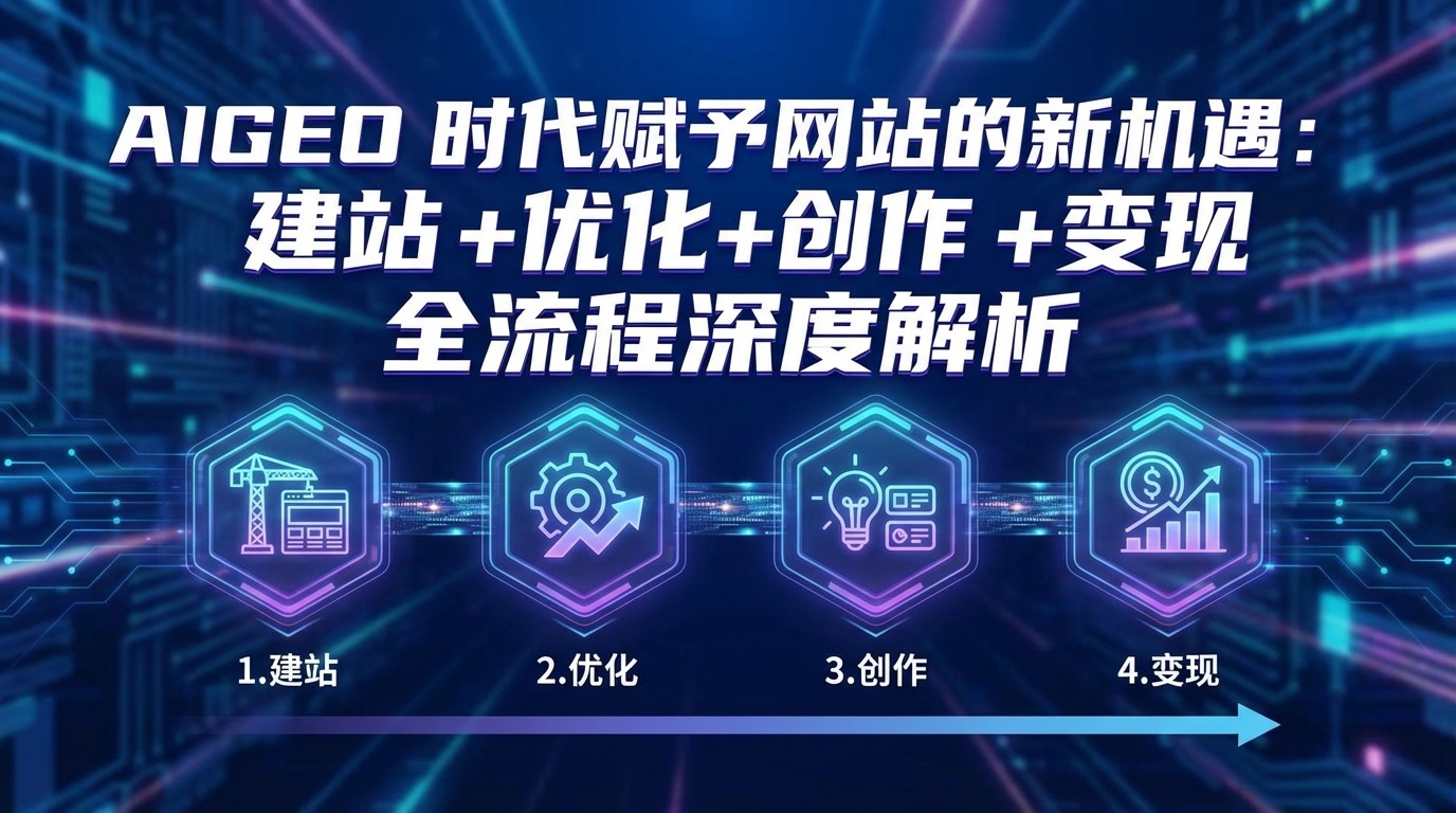 AIGEO+时代赋予网站的新机遇：建站+优化+创作+变现+全流程深度解析-菡洋资源网