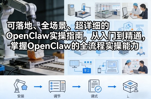 可落地、全场景、超详细的OpenClaw实操指南，从入门到精通，掌握OpenClaw的全流程实操能力-菡洋资源网